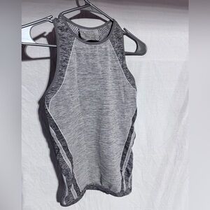 Athleta gray fitted racerback athletic tank Size XS